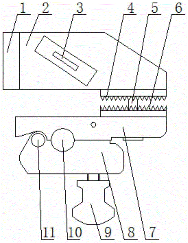 A special 35kv insulating locking rod fixing device for live work and its application method