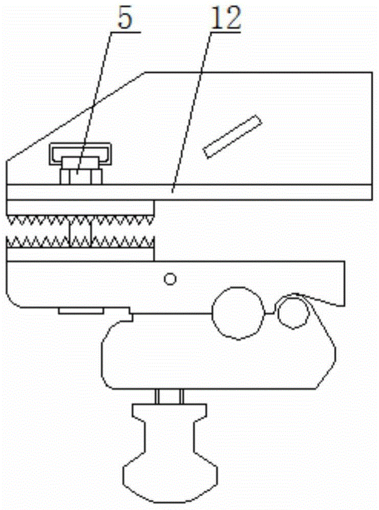 A special 35kv insulating locking rod fixing device for live work and its application method