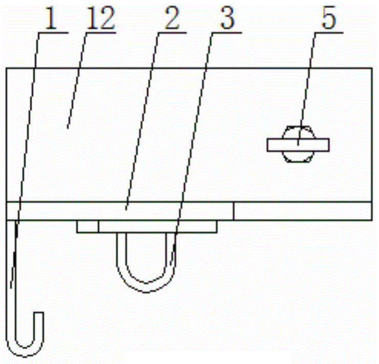 A special 35kv insulating locking rod fixing device for live work and its application method