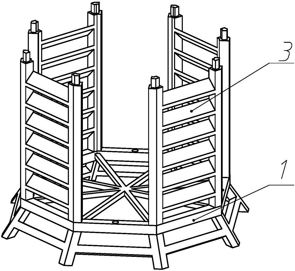 Artificial fish reef with impeller shafts