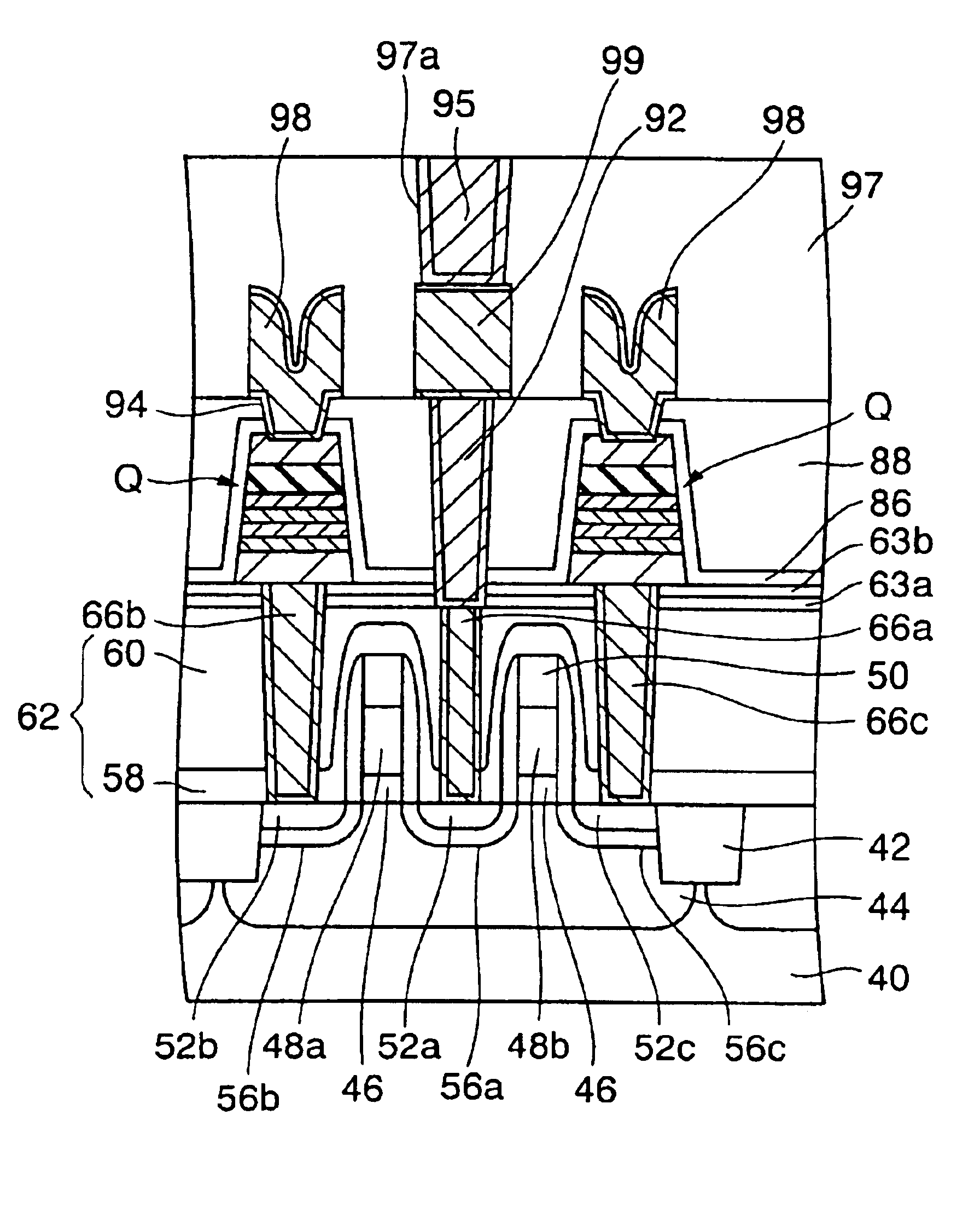 Semiconductor capacitor with diffusion prevention layer