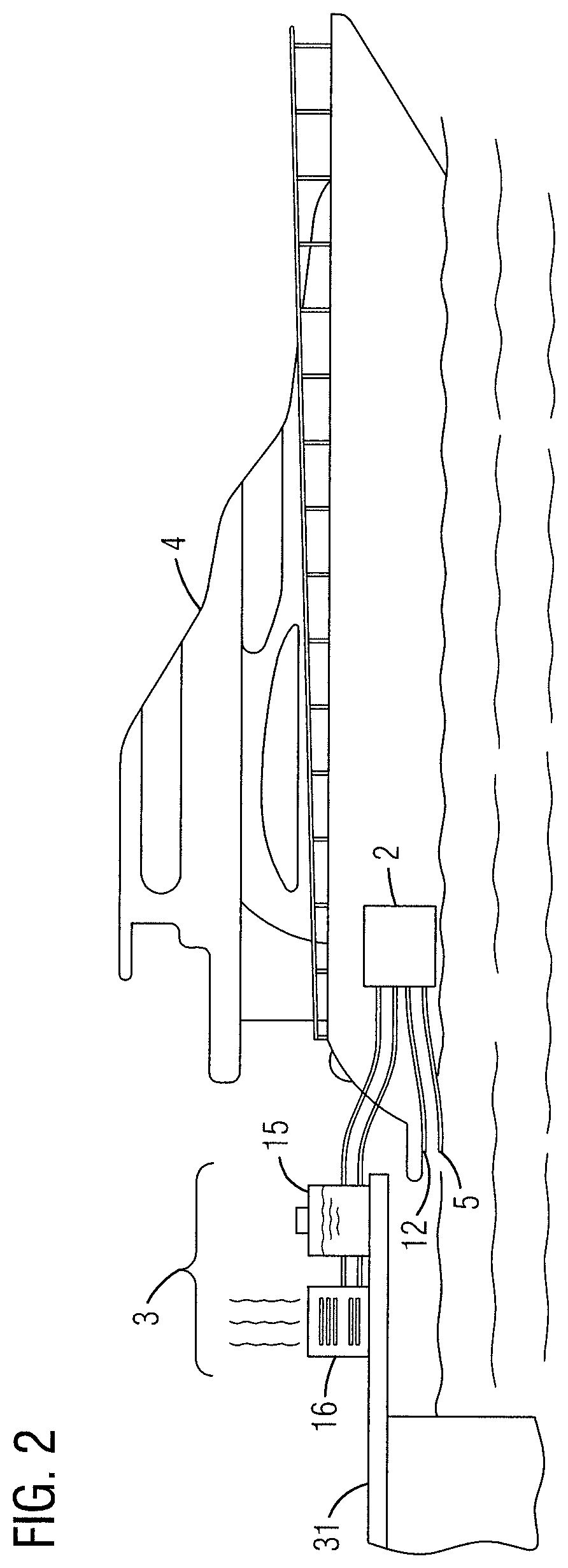 Fresh water boat chiller system