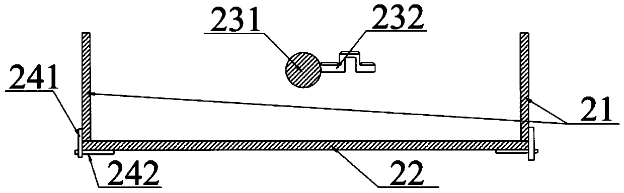 Underground crop planting rack