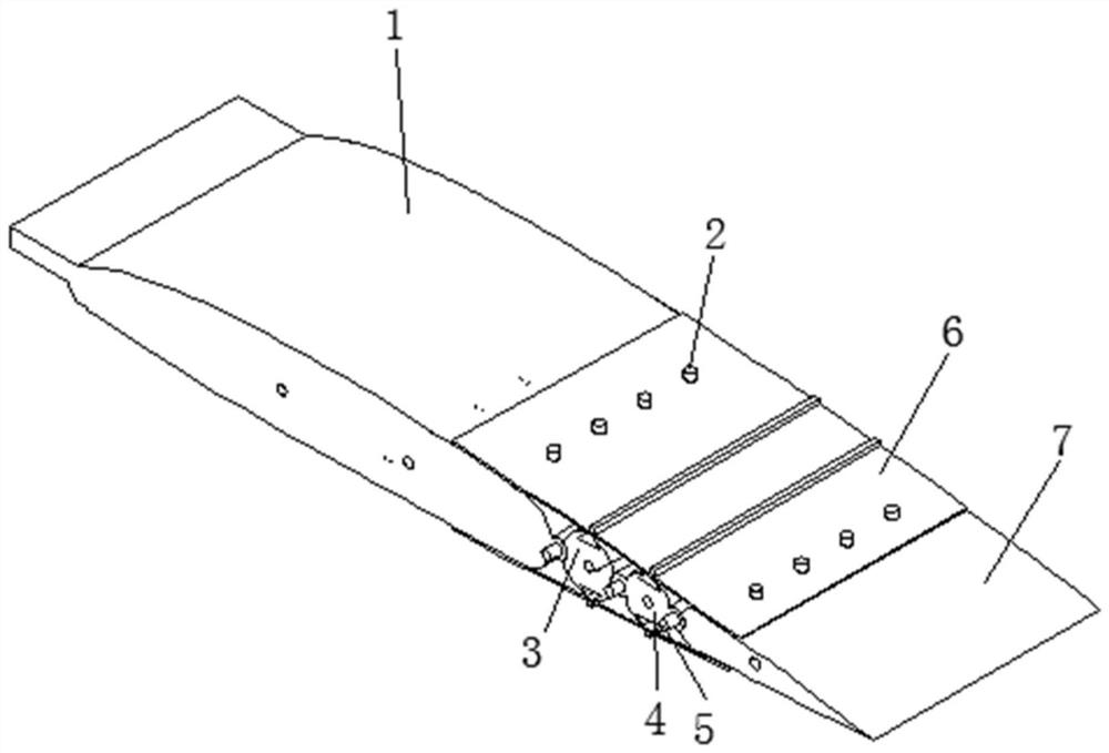 A variant aircraft flexible wing and its variable stiffness skin structure and preparation method