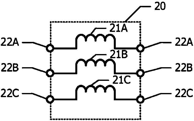 Noise filter installation structure