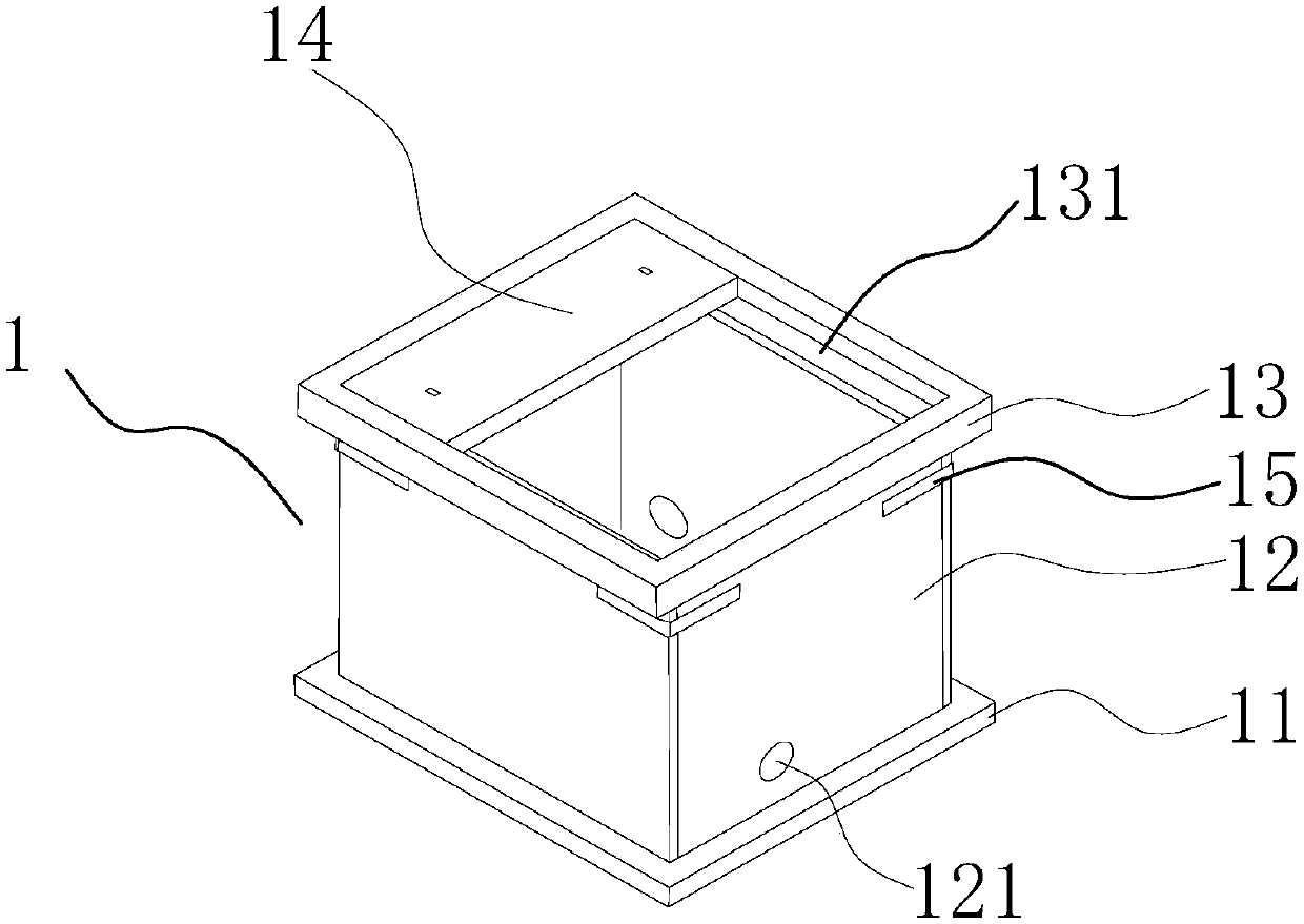 Embedded well with cable guiding structure