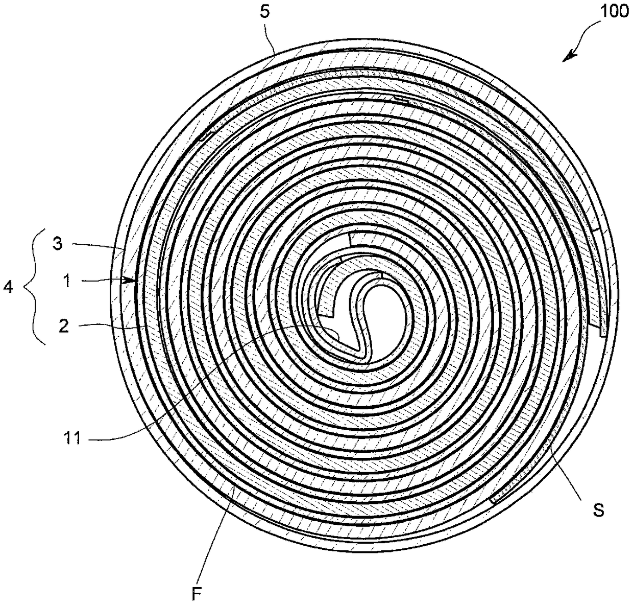 Alkaline storage battery and production method of alkaline storage battery