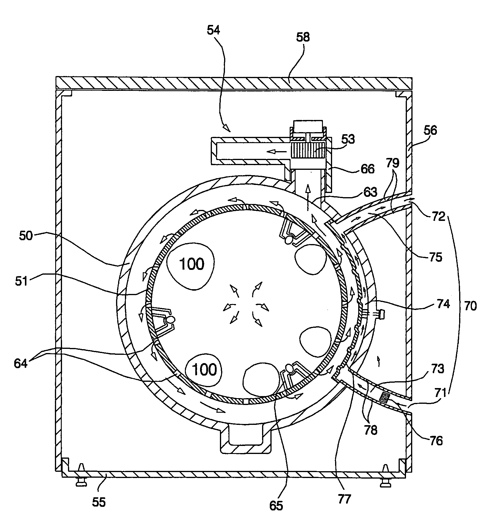 Washing and drying machine