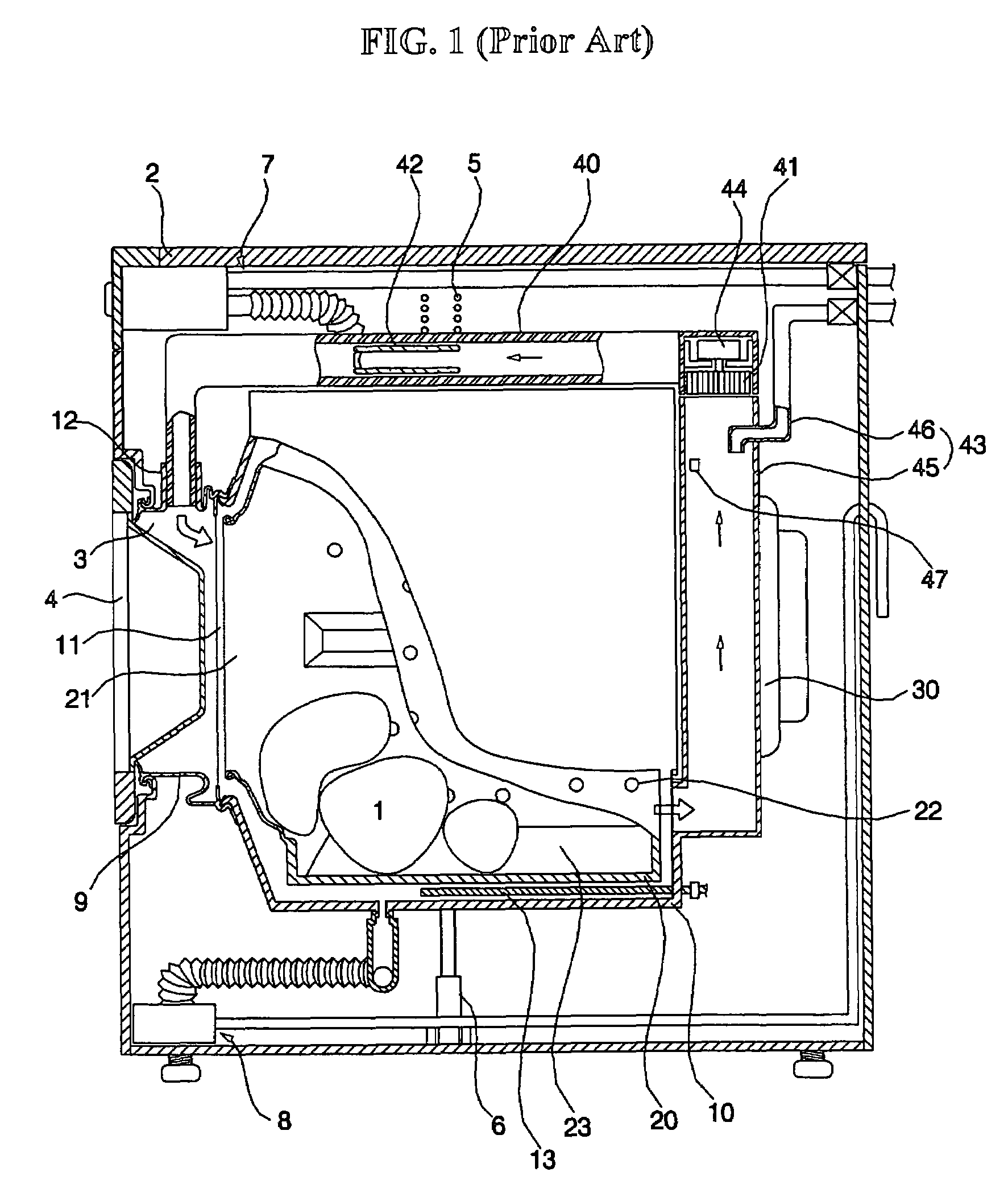 Washing and drying machine