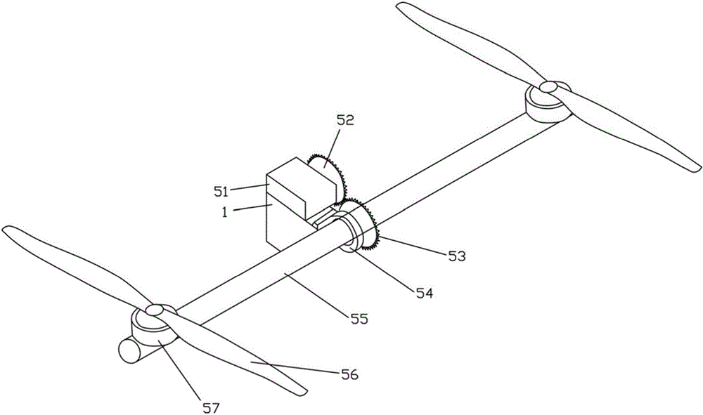 Folding wing unmanned aerial vehicle for municipal garden