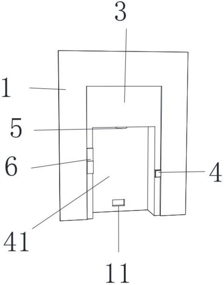 Security access control device for government office building and defense method thereof