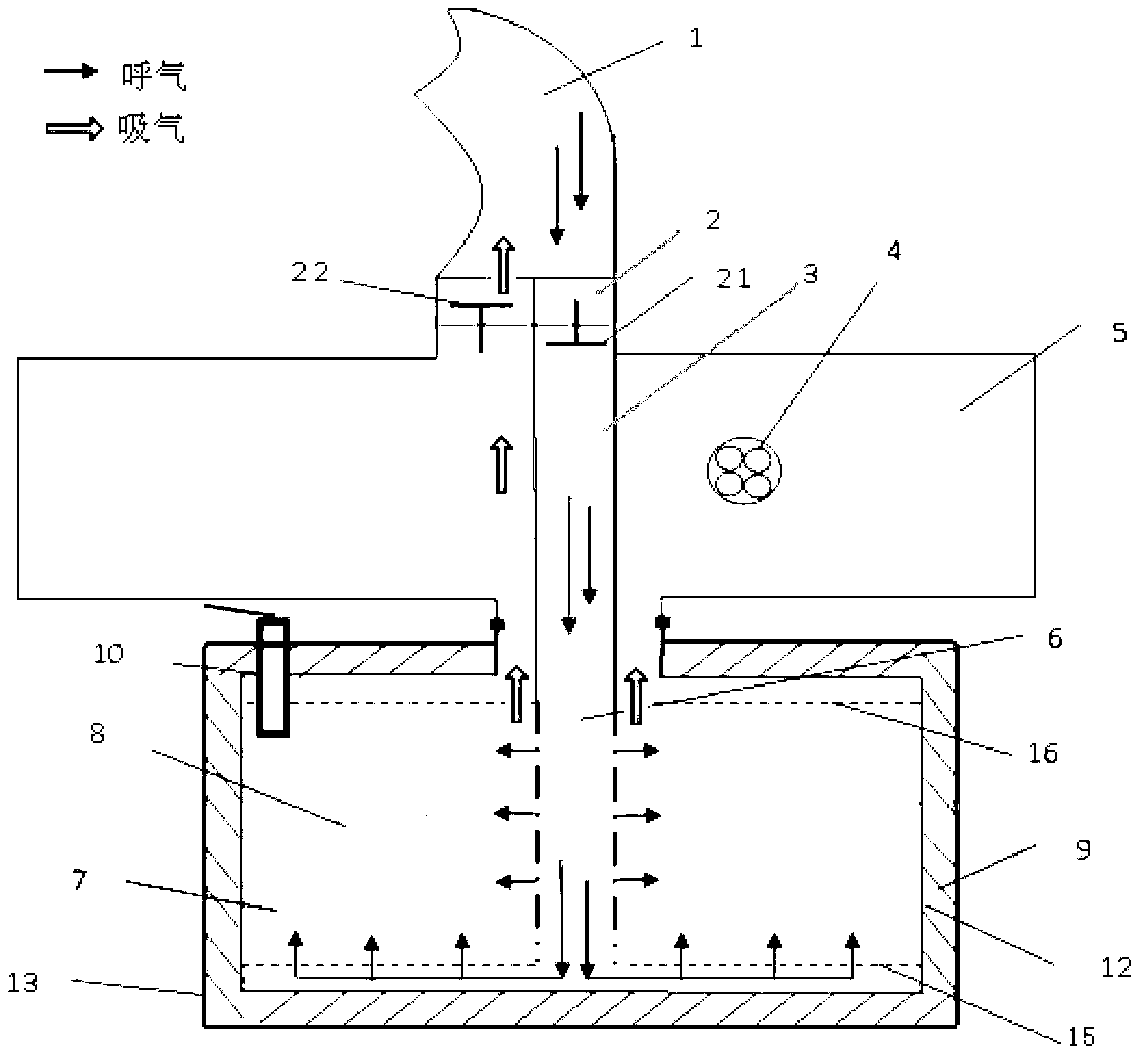 Chemical oxygen self-rescuer with diversion enhancement heat-transfer and cooling performances