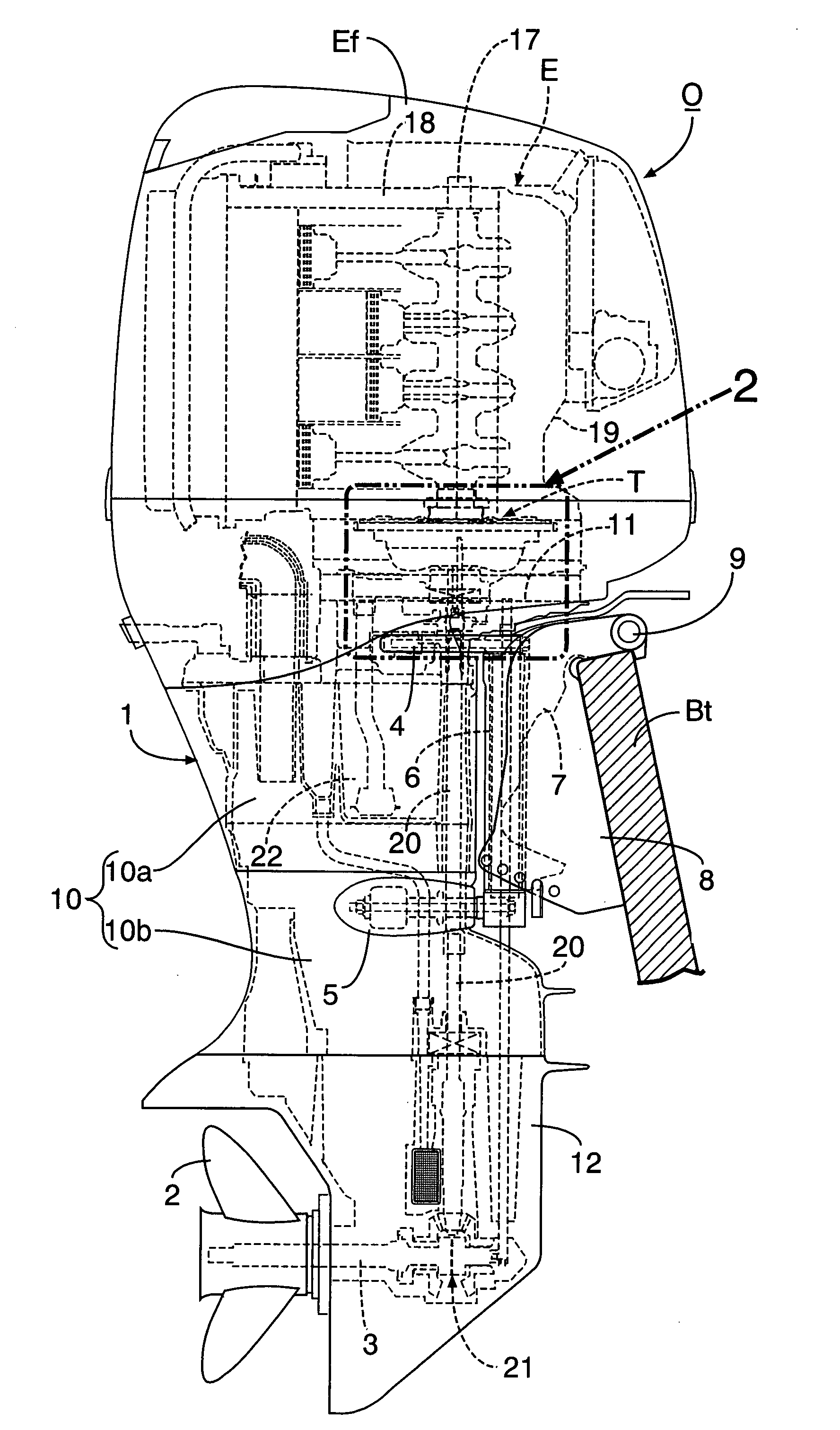 Outboard engine system