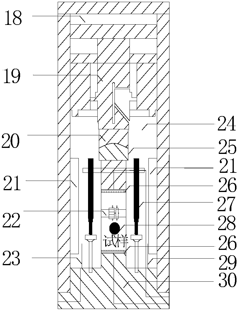 Device and method for simultaneously testing permeability of compact rocks under transient state and steady state