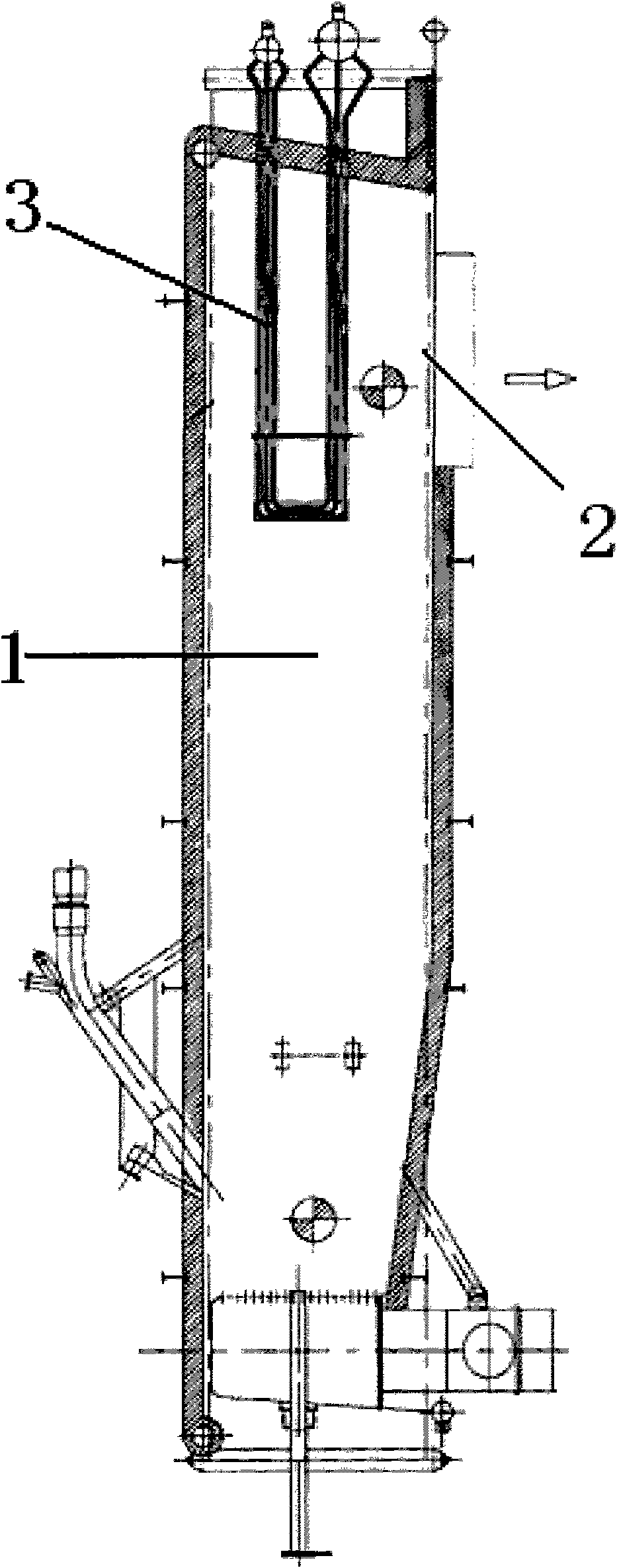 Circulating fluidized bed boiler