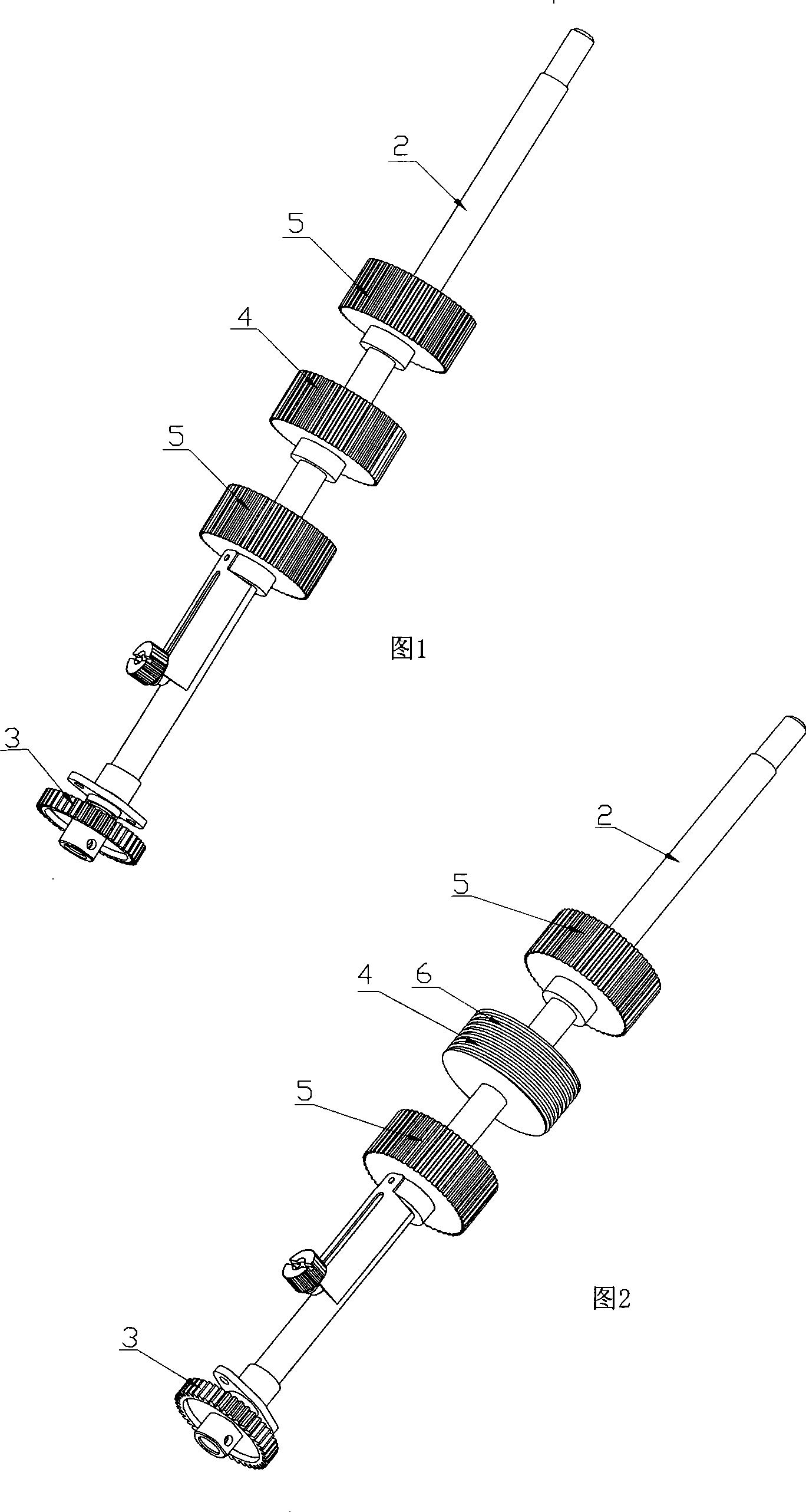 Paper feeding device of automatic paper folding machine