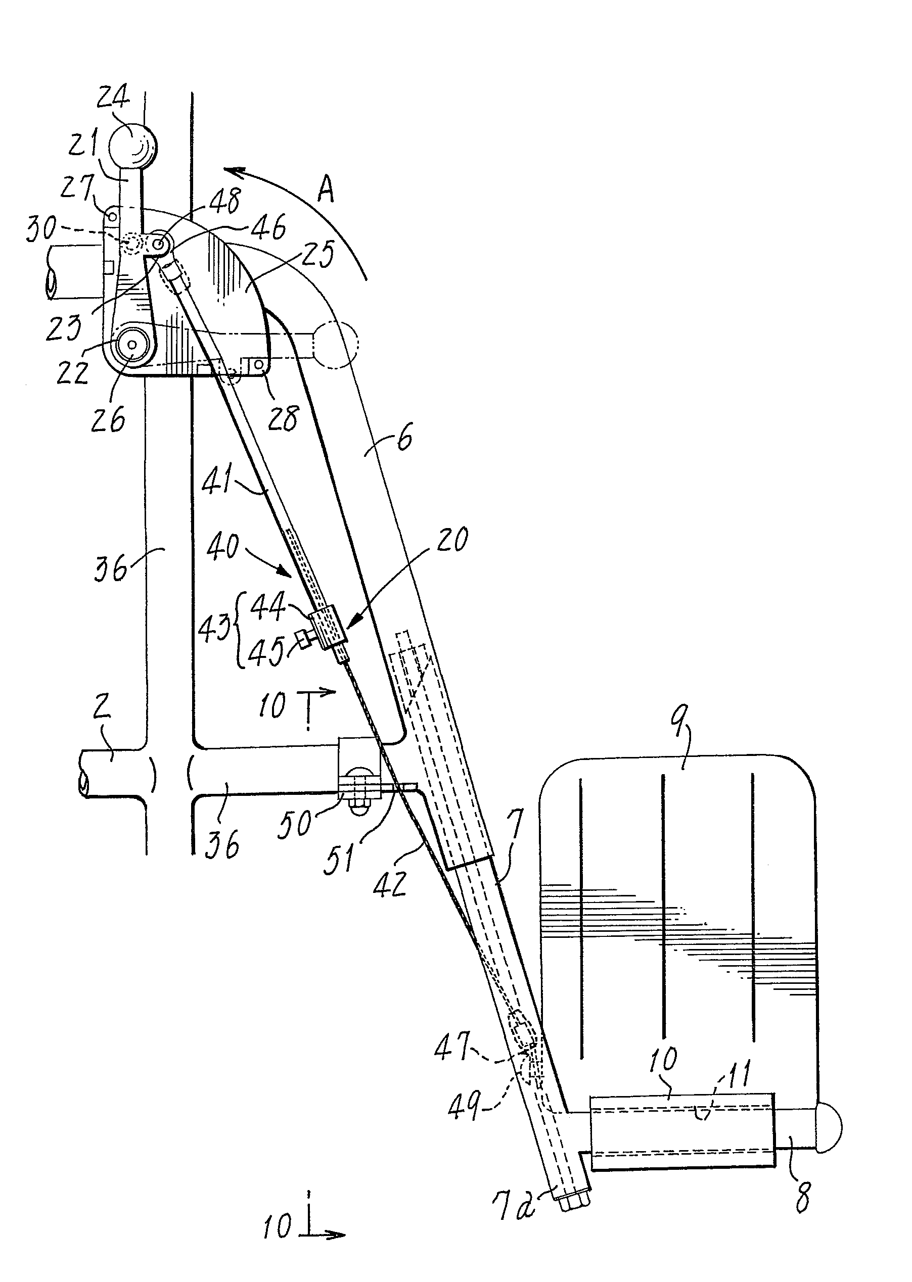 Manipulation device for wheelchair footrests