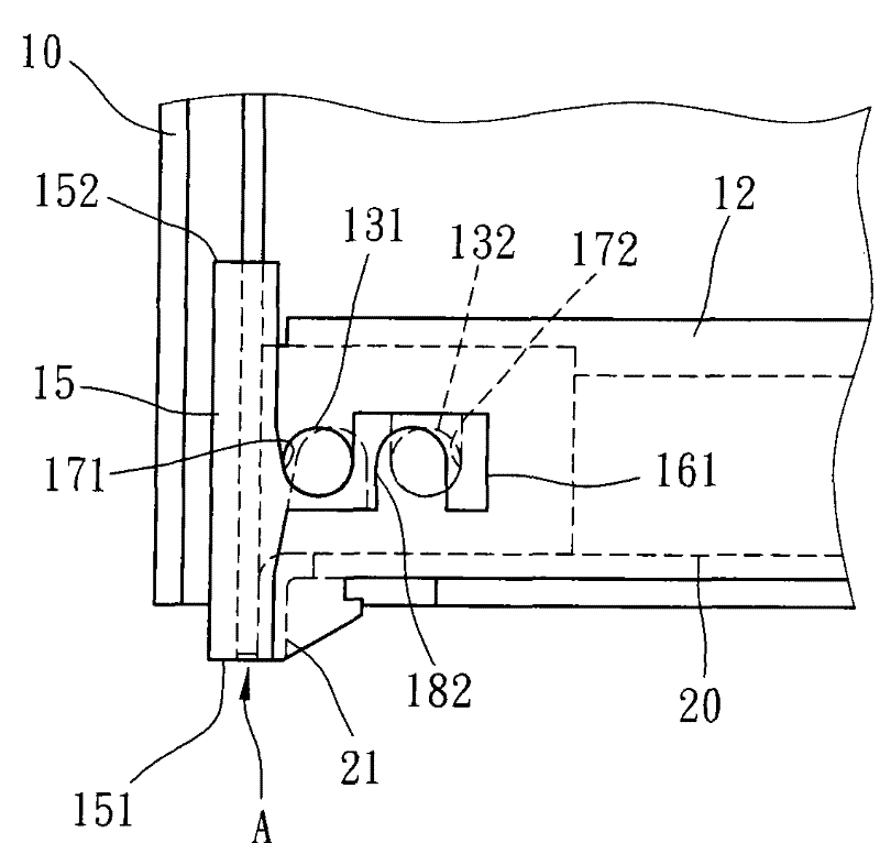 Nailing machine structure