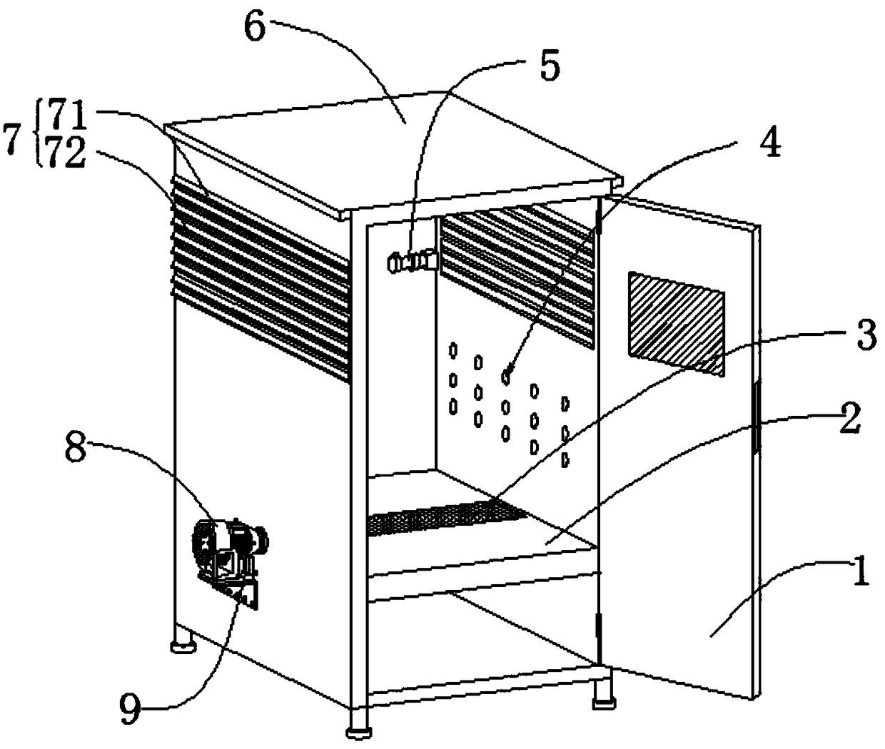 Safety power distribution method for civil use