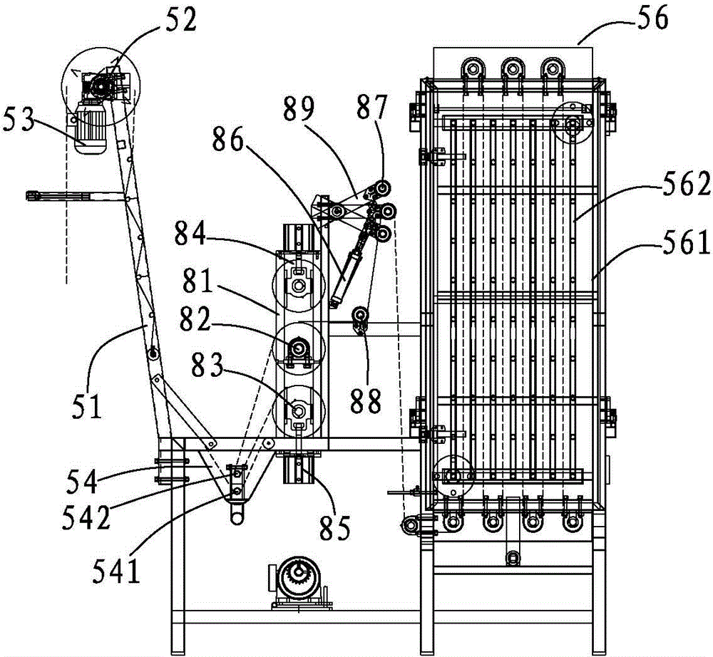 High-temperature continuous type dyeing machine for woven tapes