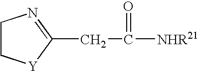 Azolinyl acetic acid derivative and azolinyl acetic acid derivative containing recording material