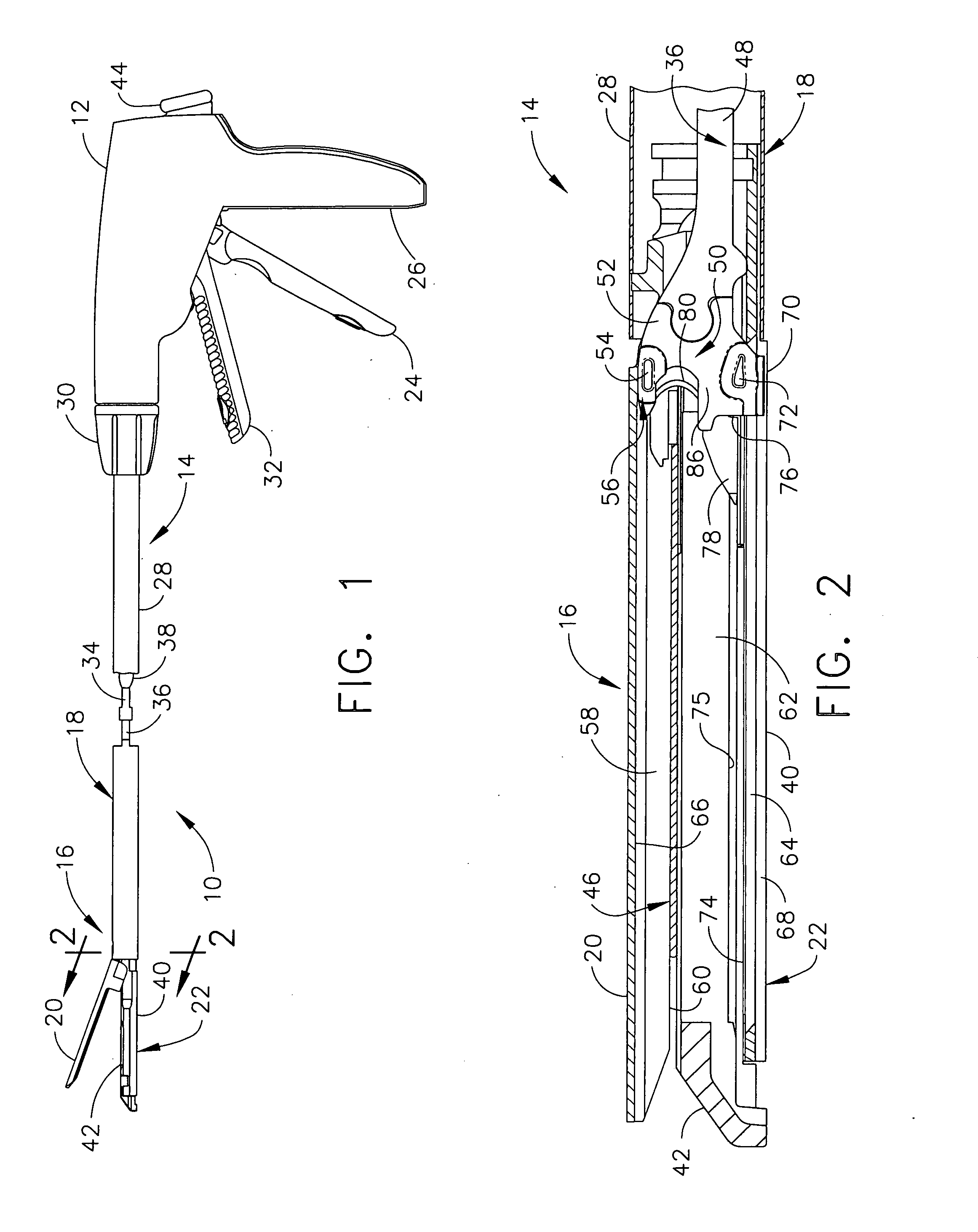 Surgical cutting and stapling device with closure apparatus for limiting maximum tissue compression force