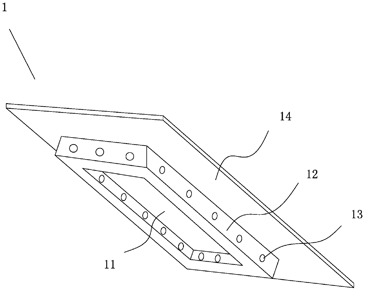 Circulating construction method of aluminum alloy templates