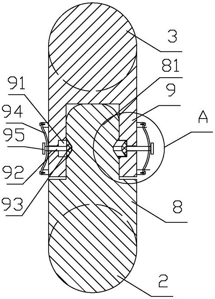 Shrapnel-damped double-pivot bevel-toothed sight