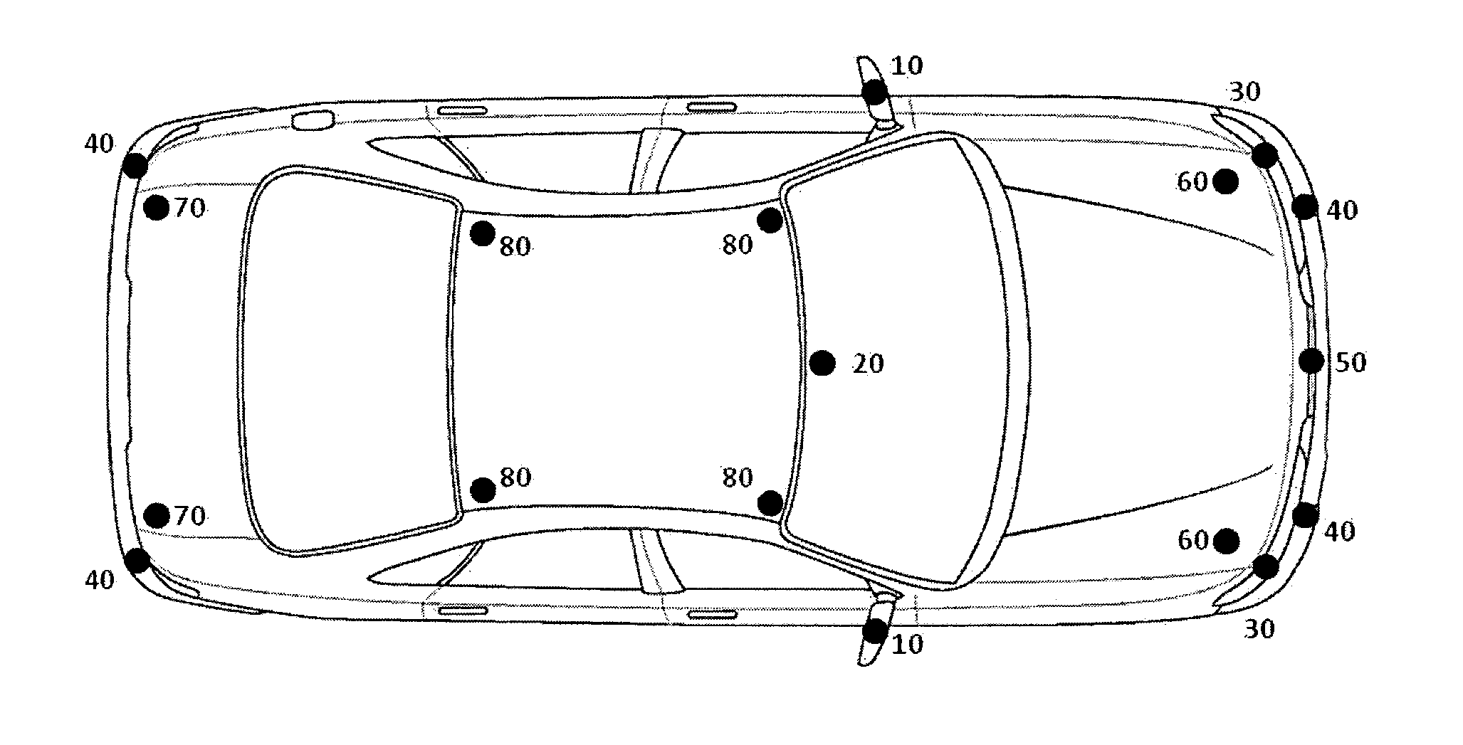Distributed lidar sensing system for wide field of view three dimensional mapping and method of using same