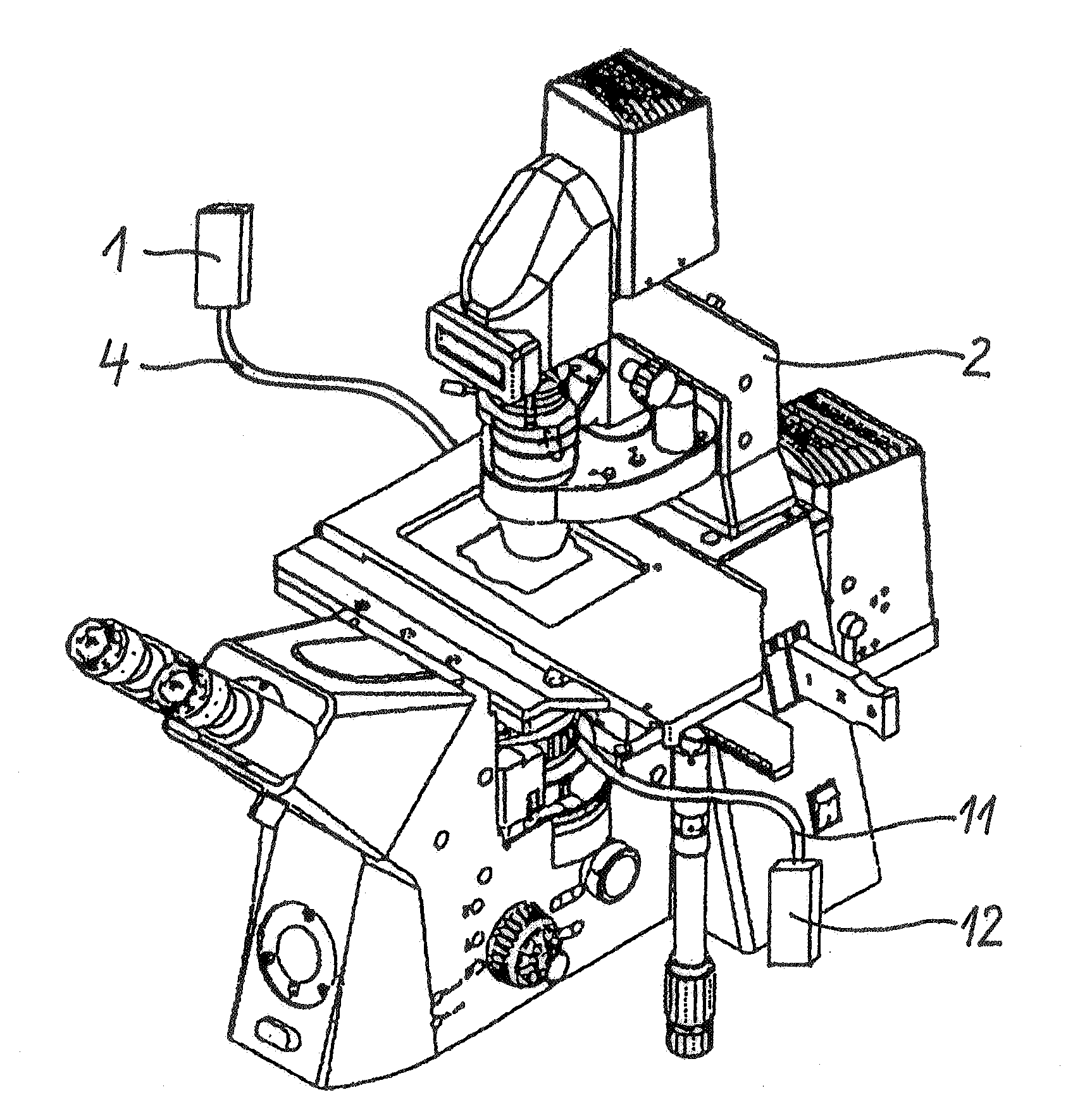 Method and device for the immersion and cleaning of the front lens of microscope objectives