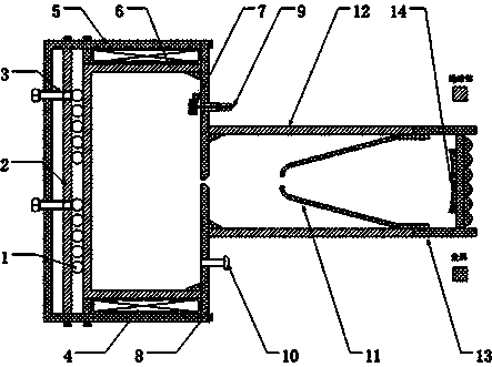 Planar radio-frequency ion source drive-in target neutron tube