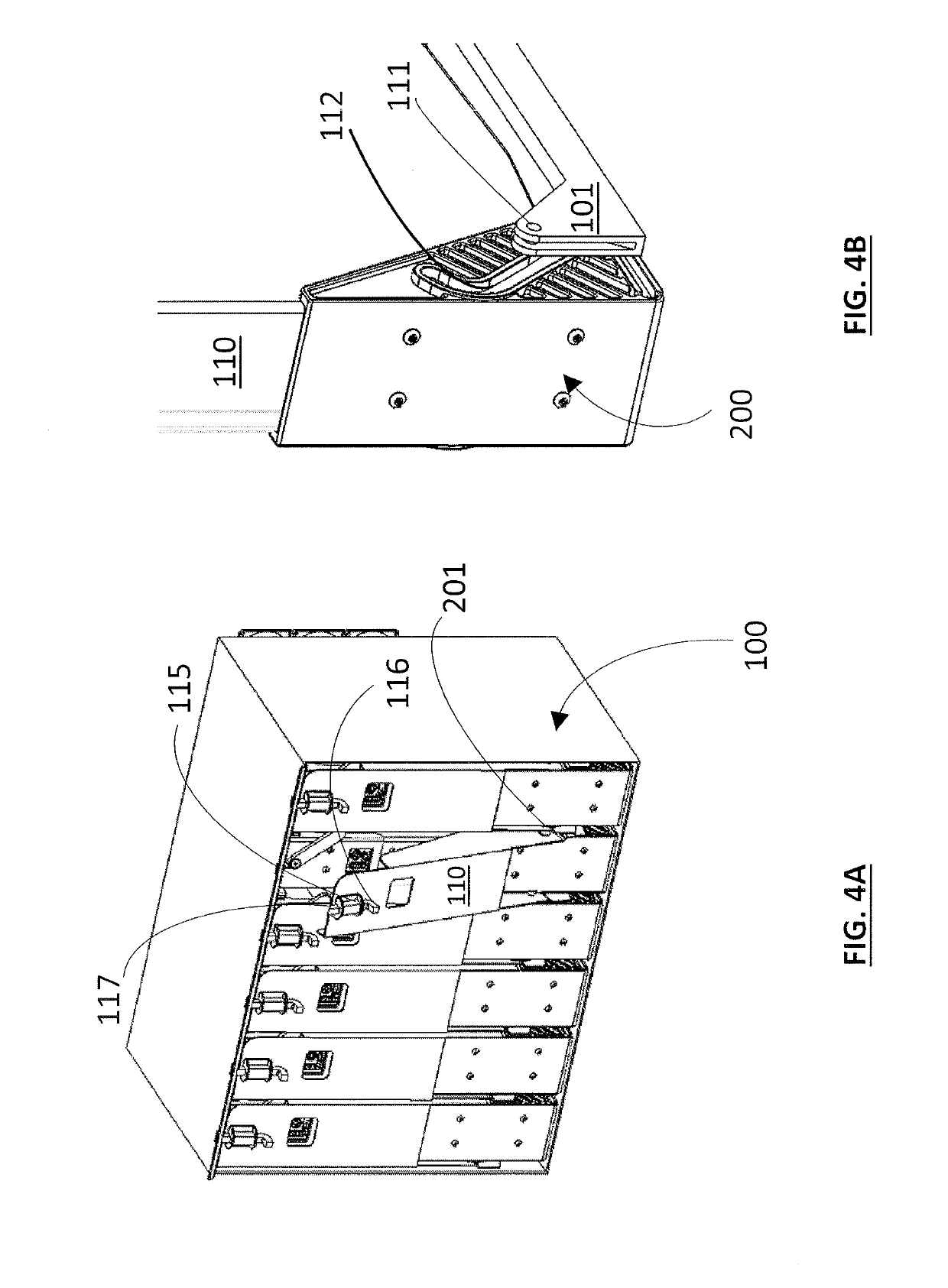 Modular lithium-ion battery system for fork lifts