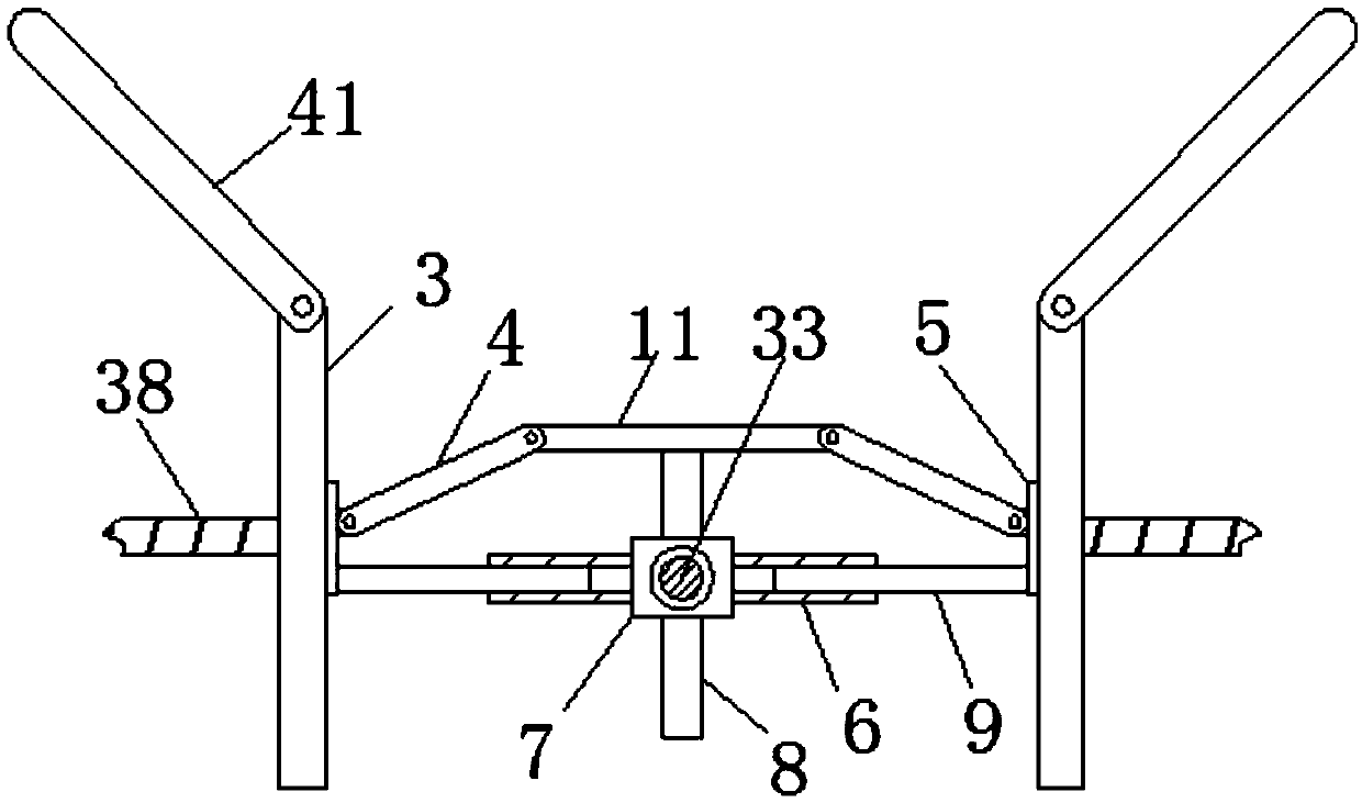 Conveying adjusting device for LED lamp machining and using method thereof