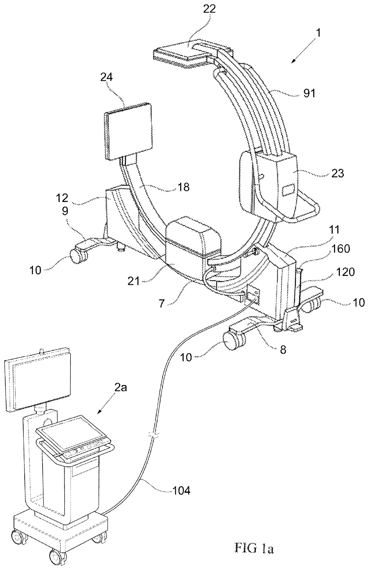 Flat panel X-ray imaging device—twin flat detector architecture