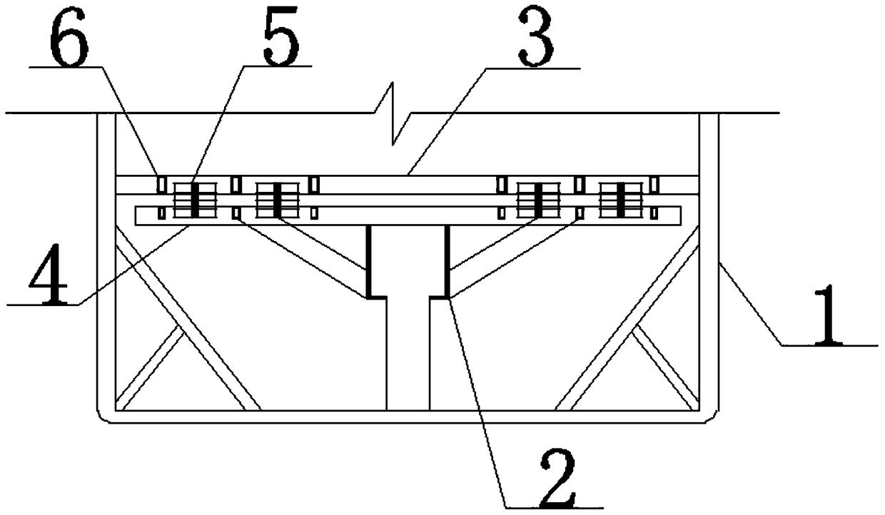 Quake-proof anti-noise passenger car floor