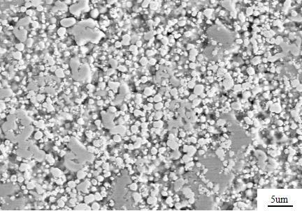 A method for preparing tungsten-molybdenum-copper composite material by high-current resistance sintering