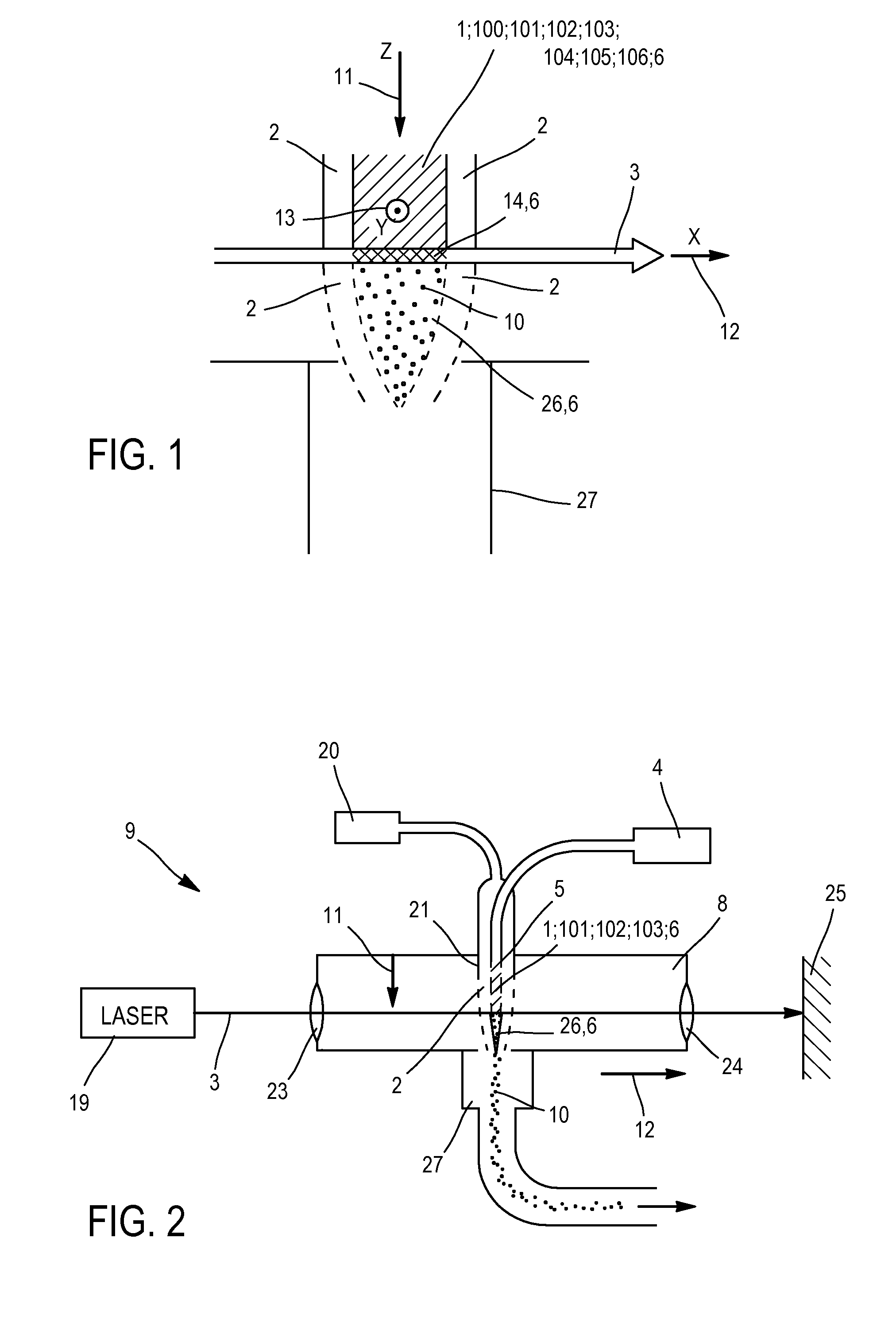 Method for producing multilayer submicron particles by laser pyrolysis