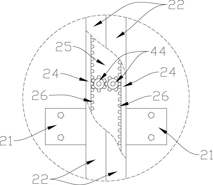 Wall-mounted digital television receiving antenna