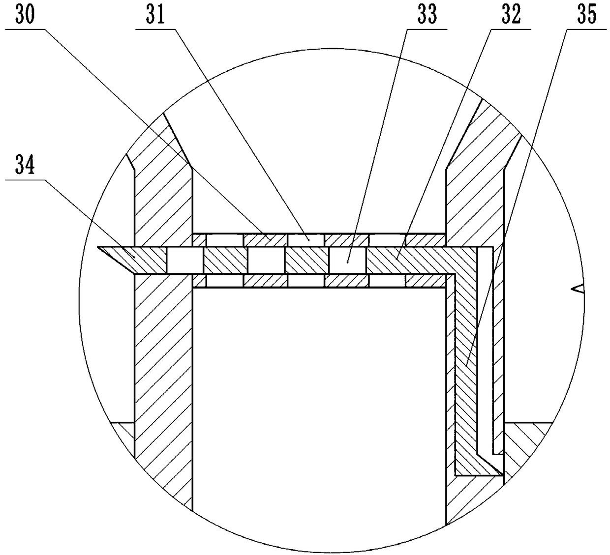 Device for producing quick lime