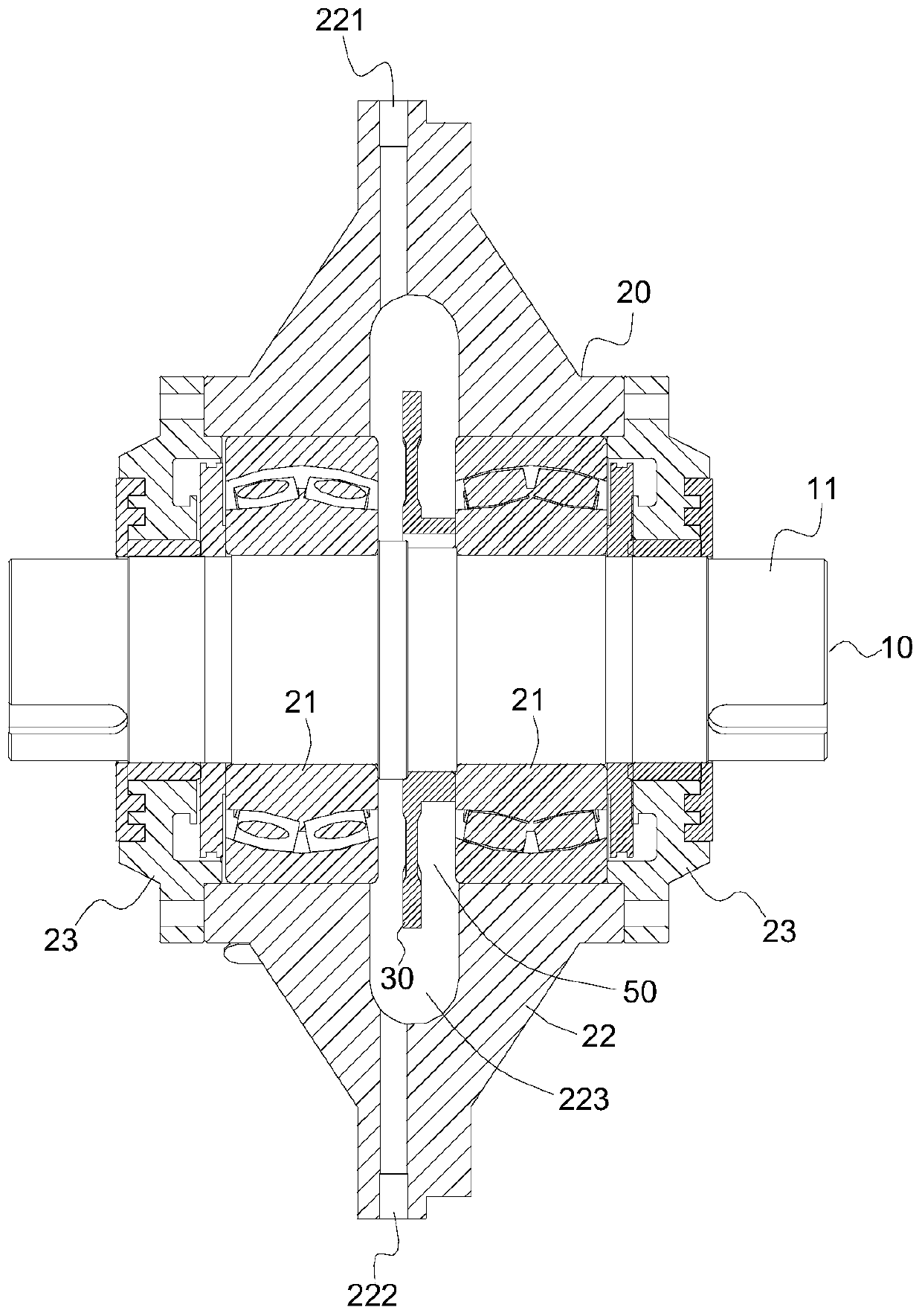 Oil-tight vibration exciter and vibrating screen