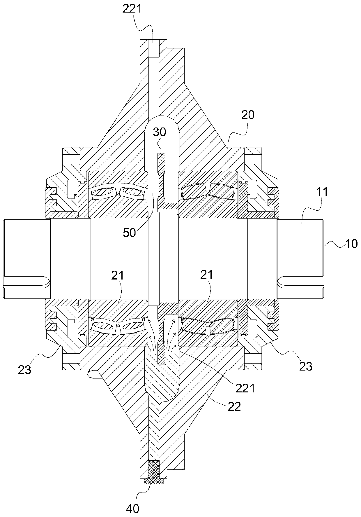 Oil-tight vibration exciter and vibrating screen