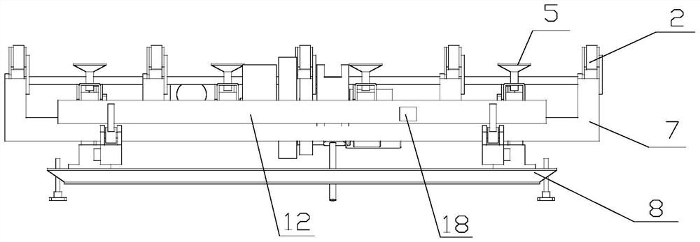 Method and device for automatically stacking plain glass