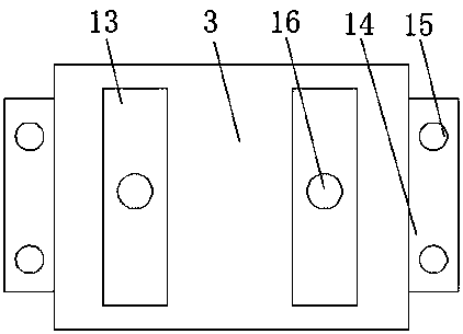 Character printing fixture for left support and right support of oil pipe of automobile rear axle