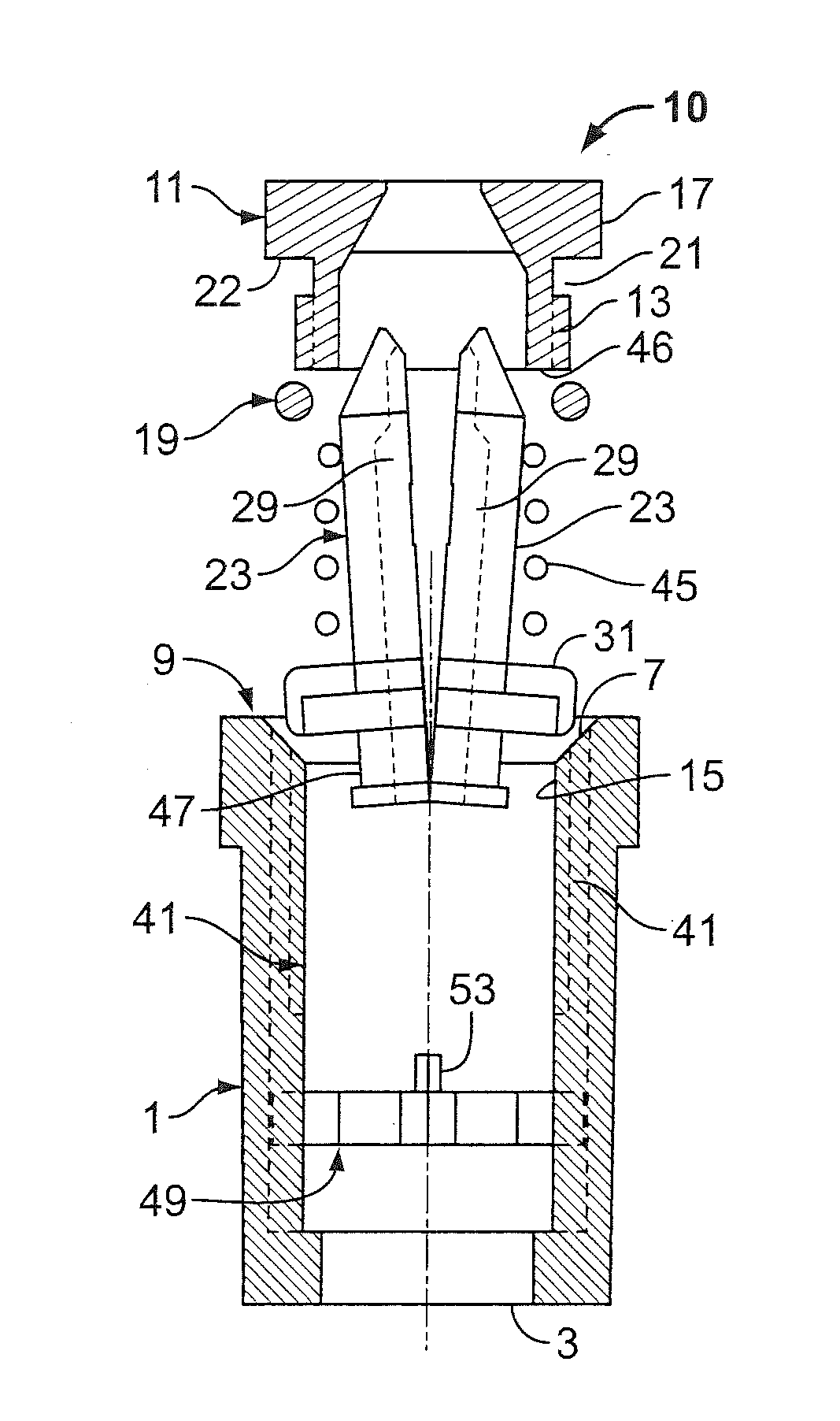 Self cleaning water nozzle