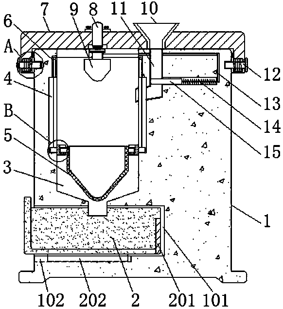 Medicine crushing device for oncologic nursing