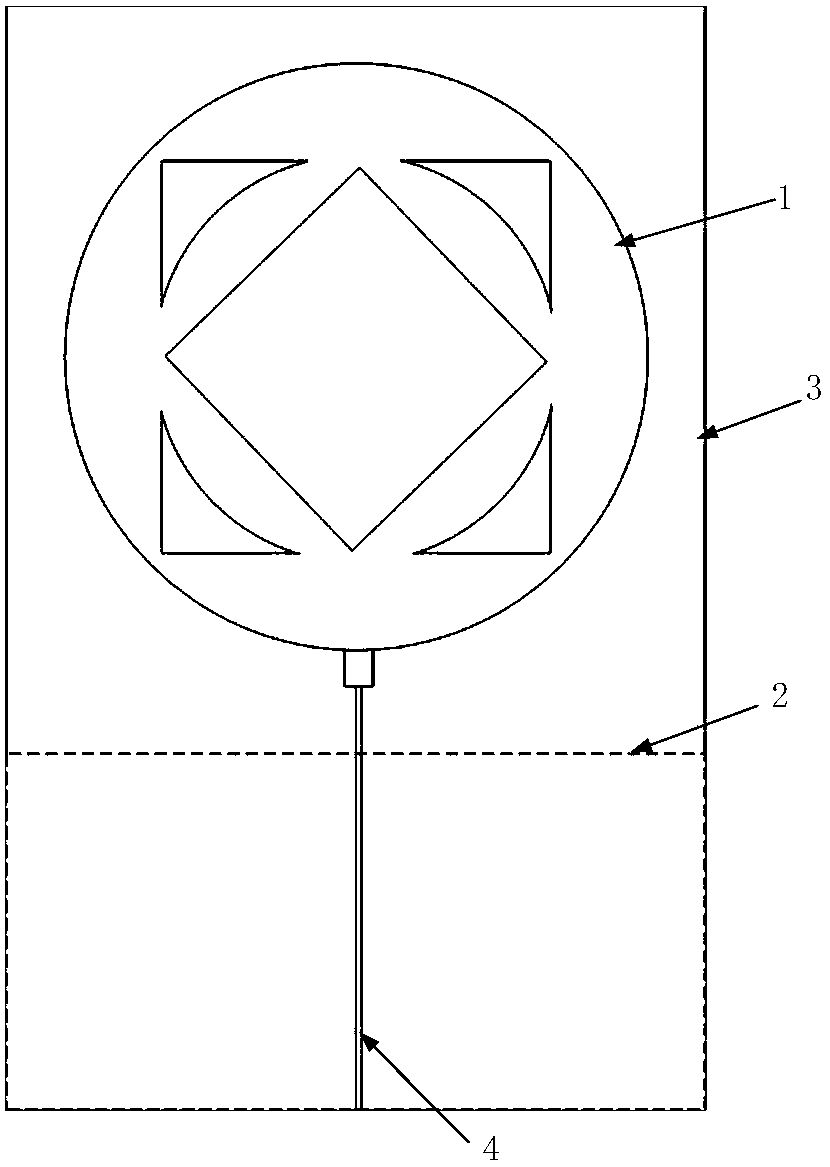 A multi-band fractal structure mobile terminal antenna