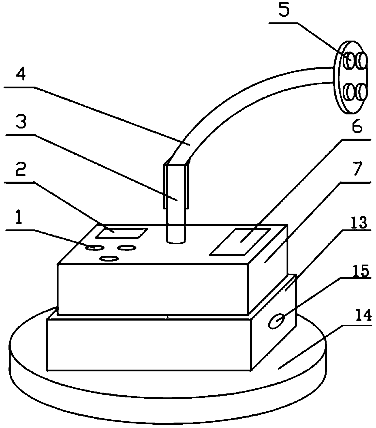 Temperature measuring device for aluminum vehicle body maintenance