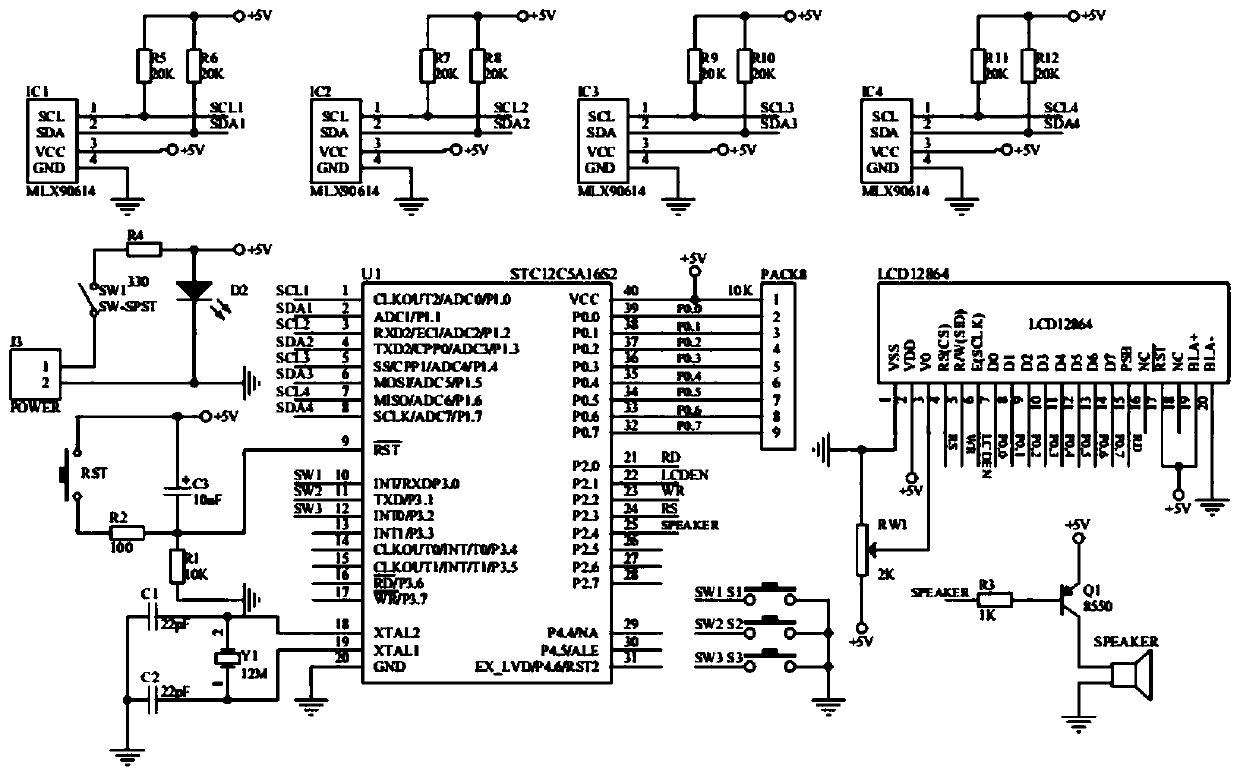 Temperature measuring device for aluminum vehicle body maintenance