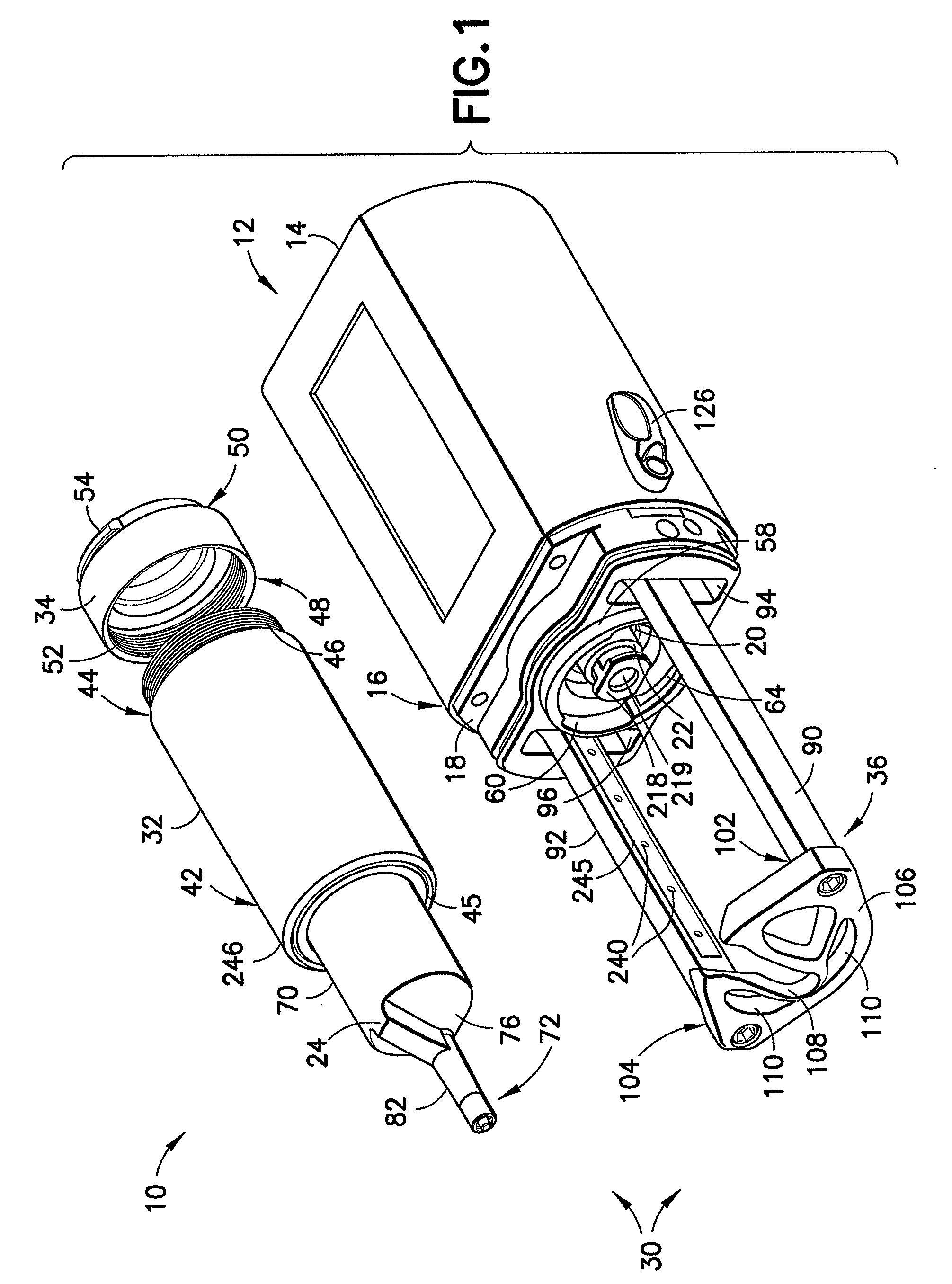 Fluid injection apparatus having a syringe presence sensor