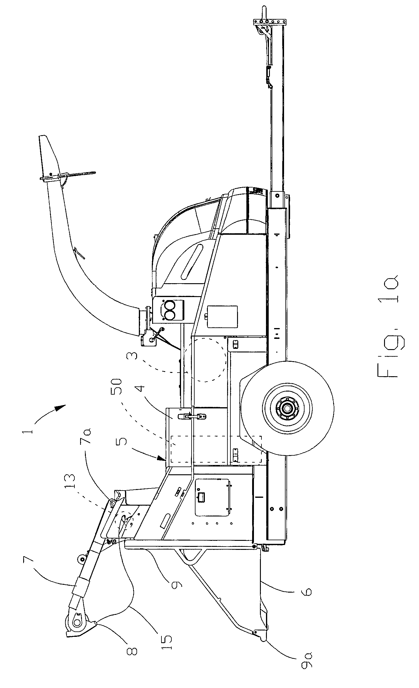 Pivoting/telescoping winch boom for a brush chipper and method of using same